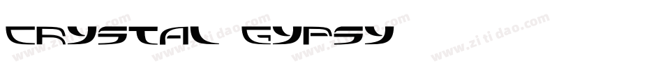 Crystal Gypsy字体转换